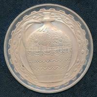 Csúcs Viktória (1934-1993) DN "Hódmezővásárhely Tanácsháza" peremén jelzett Ag emlékérem e...