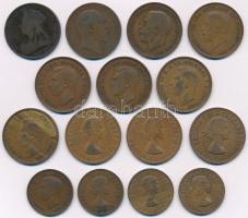 Nagy-Britannia 1896-1966. 1p Br (11xklf) + 1939-1959. 1/2p Br (4xklf) T:2-3
Great Britain 1896-1966...
