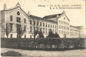 1920 Kőszeg, Cs. és kir. katonai alreáliskola. Róth Jenő kiadása (Rb)