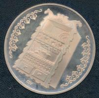 Csúcs Viktória (1934-) DN "Sárköz" peremén jelzett Ag emlékérem eredeti ÁPV tokban tanúsít...