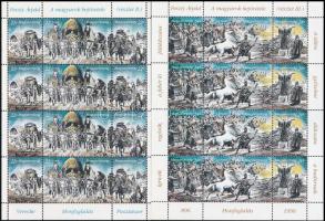 1994-1996 Feszty körkép (I.), (II.), (III.) kisív + blokk (12.000)