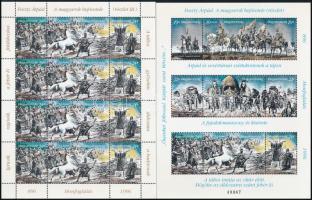 1994-1996 Feszty körkép (I.), (II.), (III.) kisív + blokk (12.000)