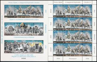 1994-1996 Feszty körkép (I.), (II.), (III.) kisív + blokk (12.000)