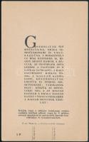 1942 karácsonya harcoló honvédeinké és hozzátartozóiké - emléklap, Bozó Gyula grafikája