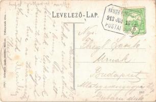 1913 Lillafüred (Miskolc), tó. Grünwald Ignác kiadása 126/1. + "HÁMOR BORSOD VM. POSTAI ÜGYN.&q...