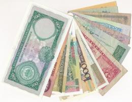Vegyes 13db-os külföldi bankjegy tétel, közte több bankjegy Dél-Afrikából T:I-III
Mixed 13pcs of fo...