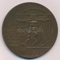 Kiss Nagy András (1930-1997) DN "Korányi Sándor" Br emlékérem ÁPV tokban (60mm) T:1-