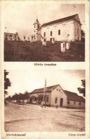 1937 Máriakéménd, Mária templom, utca. Hangya Szövetkezet kiadása (fa)