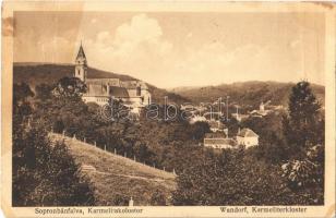 1928 Sopronbánfalva, Bánfalva (Sopron); Karmelita kolostor. Lobenwein Harald fotóműterme (Rb)