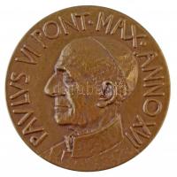 Vatikán 1978. VI. Pál pontifikátusának 16. évére Br emlékérem eredeti tokban. PAVLVS VI PONT MAX ANNO XVI / MANE NOBISCVM DOMINE. Szign.: O. G. (44mm) T:1 Vatican 1978. 16th Year of Pontificate of Paul VI Br commemorative medallion in original case. PAVLVS VI PONT MAX ANNO XVI / MANE NOBISCVM DOMINE. Sign.: O. G. (44mm) C:UNC