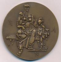 Kiss Nagy András (1930-1997) DN "Semmelweis Ignác 1818-1865" Br emlékérem ÁPV tokban magya...