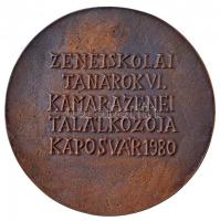 Bors István (1938-2003) 1980. "Liszt Ferenc / Zeneiskolai tanárok VI. kamarazenei találkozója K...