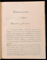 1893 Erdőrendezéstan I-II. folyam.  hn.,1893, nyn., 196+4+12; 222+10 p. Aranyozott gerincű egészvász...