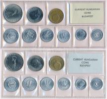 1971-1972. 2f-10Ft (9xklf) érmés forgalmi sor fóliatokban (2x) T:1
Adamo FO4, FO5