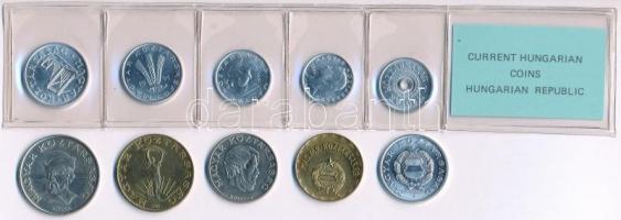 1991. 2f-50f (5xklf) forgalmi sor fóliában + 1Ft-20Ft (5xklf) T:1,1-