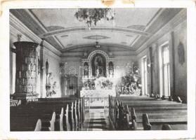 Rozsnyó, Roznava; Szatmári Irgalmas Nővérek püspöki tan- és nevelőintézete, belső, kápolna / chapel, interior (EM)