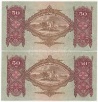 1932. 50P (2x) sorszámkövetők T:I egyiken apró fo.
Adamo P14