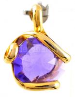 Andrea Marazzini medál, Swarovski kristállyal, 2×1,8 cm