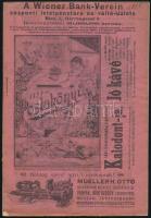 1893 Postakönyv. Bp., Pesti Könyvnyomda, korabeli reklámokkal, 32 p.