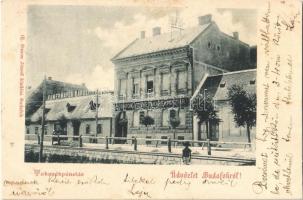 1901 Budapest XXII. Budafok, Budafok és Vidéke Takarékpénztár, Kamermayer Károly és Társa üzlete. Ifj. Simon József kiadása (r)