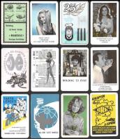 1969-1980 61 db különböző reklámos kártyanaptár