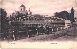 1906 Esztergom, Vártemplom, Bazilika, híd. Brutsy Gyula kiadása (kis szakadás / small tear)