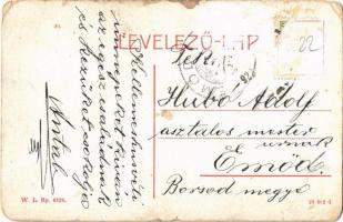 1922 Kiskunhalas, Halasi Takarékpénztár. W. L. Bp. 6329. (kopott sarkak / worn corners)