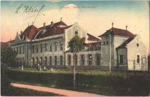 1916 Lőcse, Levoca; Felső leányiskola / secondary school for girls (ázott sarkak / wet corners)