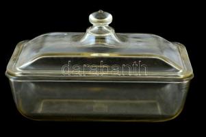 Fedeles üveg kínáló 30x15 cm