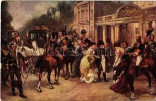 LArrivée de lImp. Maria-Louise a Paris / Napoleon and Empress Marie Louise arrive in Paris, M.J.S. 112. (EK)