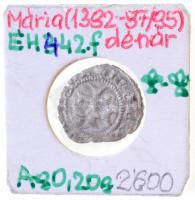 1383. Denár Ag "Mária" (~0,20g) T:3- Hungary 1383. Denar Ag "Maria" (~0,20g) C:VG Huszár 566.,Unger I.: 442f