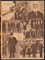 1933 Újság és cikk gyűjtemény Apponyi Albert (1846-1933) halálhíreivel, ravatalával és temetésével: ...