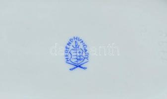 Herendi Viktória mintás hamutál. Kézzel festett, jelzett, hibátlan. 14x11 cm