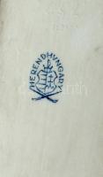 Herendi porcelán Apponyi mintás cipő, kézzel festett, hibátlan, jelzett, 10x5x4 cm