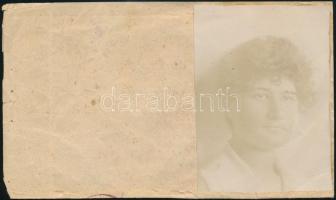 1919 A Budapesti Román Katonai Parancsnokság által kiállított fényképes vezetői engedély, Bp. 1919. ...