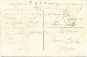 1918 Gyimesbükk, Ghimes-Faget (Gyimes, Ghimes); Lóvészi vasúti alagút / railway tunnel + "K.u.K...