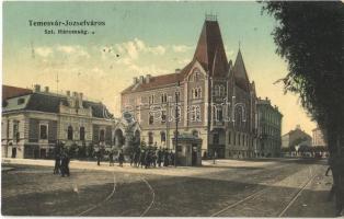 1910 Temesvár, Timisoara; Józsefváros, Szentháromság / Iosefin, Trinity