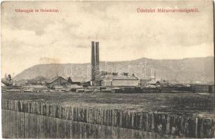 Máramarossziget, Sighetu Marmatiei; Villanygyár és fűrésztelep / electric power station, sawmill
