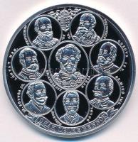 1867. "I. Ferenc József budai koronázására" ezüstözött fém emlékérem "R" jelzésű...