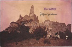 1911 Korlátkő, Czerova és Lészkó, Cerová; Korlátka vára / Hrad / castle. photo (EK)