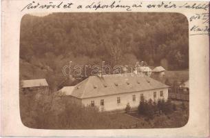1912 Láposbánya, Baita; erdészlak / forestry house. photo (vágott / cut)