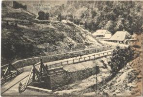 Ojtoz, Ojtoztelep, Oituz; Rákóczi vár, híd. Turbóczi István kiadása / Cetatea Rákóczi / castle, bridge (fl)