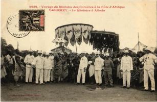 Allada, Dahomey, Voyage du Ministre des Colonies a la Cote dAfrique, Le Ministre / Travel of the Minister of the Colonies to the Cote dAfrique, African folklore