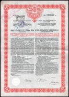 1914. "Budapest Székesfőváros" 4 1/2%-os Kötelezvény bemutatóra 480K-ról sorszámkövetők (8...