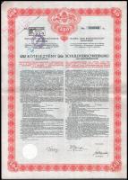 1914. "Budapest Székesfőváros" 4 1/2%-os Kötelezvény bemutatóra 480K-ról sorszámkövetők (8...