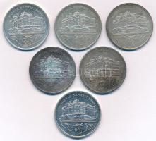 1992. 200Ft Ag "MNB" (6x) T:1-,2 patina Adamo F13