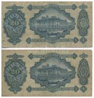 1930. 20P (2x) T:III-