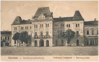 1929 Székelyudvarhely, Odorheiu Secuiesc; Prefectura judeteana / Vármegyeháza. Kováts fényképész felvétele után / county hall