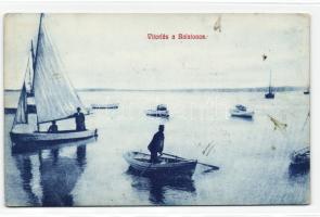 Vitorlás a Balatonon