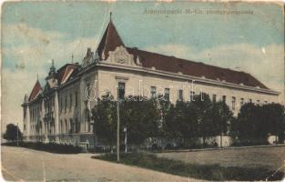 1915 Aranyosmarót, Zlaté Moravce; M. kir. pénzügyigazgatóság. Brunczlik Imre kiadása / Palace of the Financial Directorate (Rb)